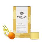 OSULLOC Canola & Apricot Tea (Aromatic Canola flower & Apricot), Fruit tea Blend, Premium Blended Tea from Jeju, Tea Bag Series 20 count, 1.06 oz, 30g