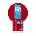 Rimmel London Kind and Free Clean Nail Polish 8ml 156 Poppy Pop Red