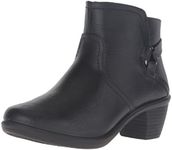 Easy Street Women's Dawnta Ankle Bootie, Black, 11 W US