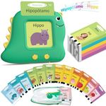 Alotwan Spanish Talking Flash Cards Bilingual - Toddler Toys for 2 3 4 5 Year Old Boys and Girls, Autism Sensory Toys for Kids Learning Montessori Toys, Español/English Speech Therapy Preschool Gifts