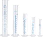 5pcs Plastic Graduated Cylinder Bea