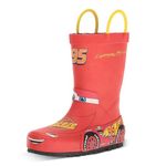 Western Chief Kids Rain Boots ,Lightning Mcqueen ,M US Big Kid