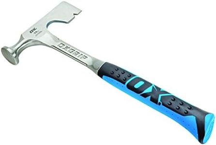 OX TOOLS Pro Drywall Hammer | 14 Ounce / 400 Grams | Drywall Ax | Milled Faced | Drywall Hatchet | 14 oz Drywalling HammerOX-P082614