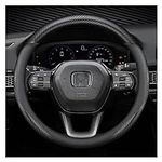 Black Car Steering Wheel Cover Comp