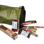 Carnivore Club Wild Game Sampler Set - Includes 8 Delicious Wild Game Meat Snacks - Comes Packed in a Hiking Dry Bag - Summer Sausage Meat Sticks Jerky Lover Gift - Gourmet Wild Game Assortment Gift Pack