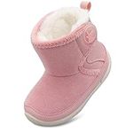 JIASUQI Toddler Winter Shoes Pink B
