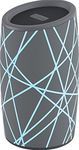 iHome IBT77 Portable Bluetooth Speaker with Speakerphone and Splashproof Fabric (Gray with/Light Blue)