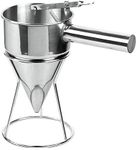 Stainless Steel Piston Funnel Octop