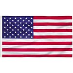 FLAGBURG American Flag 3x5 Ft US Flag, Long Lasting USA Flags with Embroidered Stars, Sewn Stripes and Brass Grommets. Vibrant Color, UV Fade Resistant, Heavy Duty Nylon for Outdoor Indoor Use