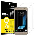 NEW'C 3 Pack Designed for Samsung Galaxy J5 2016 (SM-J510) Screen Protector Tempered Glass,Case Friendly Scratch-proof, Bubble Free, Ultra Resistant