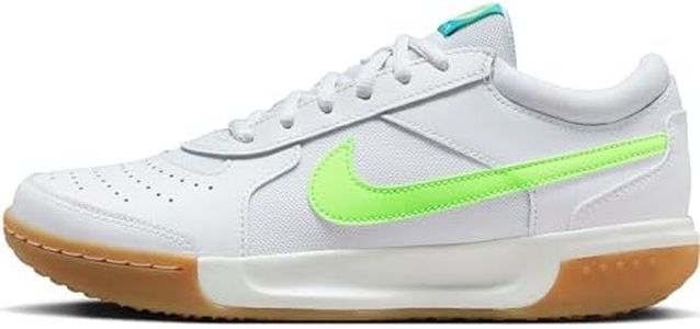 Nike Women's Court AIR Zoom LITE 3 Sneaker, White Lime Blast Teal Nebula, 7.5 UK