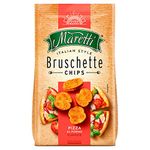 Maretti Bruschette Pizza Chips & Baked Bread Snack 70gr (Pack of 15)