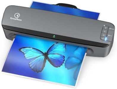 13 inch 4-Roller Heavy Duty Laminator Machine, 990mm/ Min Speed, 3-10 Mil, 60S Warm-up, A3 Thermal Commercial Laminating Machine with 50 Sheets for Home, Office, School, Crafts Gray