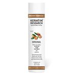 Keratin Research Brazilian Keratin Hair Treatment Straightening Long Lasting Organic Natural Results containing Argan Oil Collagen Filler Proteins Blowout Keratina Brasilera (LG KIT 300ml X 4)