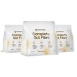 Nutrazen Complete Gut Fibre (PO3-90 Sachets) - Prebiotic & Psyllium Husk Powder for Digestive Support & Microbiome Balance | Supports Immunity, Energy and Gut Health