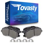 TOVASTY Front Brake Pads for Honda Accord 2003-2010 Premium Ceramic Disc with Hardware Clips | BPS-D787