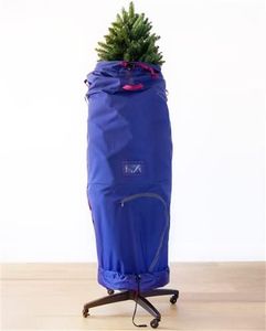 Treetopia Christmas Tree Storage Bag | Take a Stand Storage Bag | For 6 to 7.5 feet trees | Includes Stand with wheels | Space saving, easy to roll | Durable fabric