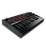 AKAI Professional MPK Mini MK3 – 25 Key USB MIDI Keyboard Controller with 8 Backlit Drum Pads, 8 Knobs and Music Production Software Included (Black)