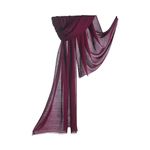 CrossKulture Wine Red Stole Scarf for Women | Modal Blend | Pashmina Feel Head Scarf Body Wrap | Large & Lightweight Scarf for Girls | Stylish Clothing/Shawl for Wedding, Party, & Travel