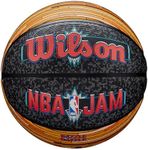 Wilson NBA Jam Outdoor Basketball, Size 7