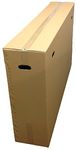 Antalis 145x80x27cm Large Bike Box with Carrying Handles | Double-Walled Cardboard Bicycle Box for Transport, Storage & Shipping | | Strong Carry Case for TV’s, Bikes & Art | Home Removal Box