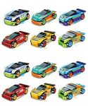 Anila's Construction Building Bricks Sets - 12 Sports Car Blocks Sets that are individually boxed. Comes with 30 Assorted Individual Stickers.