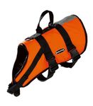 Baltic Standard Fastening Pet Buoyancy Aid with Strap - Orange, Small 3-8 Kg