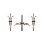 Allen Company Stryke Helios 2 Blade Steel Expandable Broadhead by Allen, Swift Terminal Performance, 100 Grain, 1.75 (1 3/4) Inch Cutting Diameter, 3 Pack