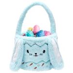 Plush Easter Bunny Basket for Kids 