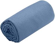 Sea to Summit - Airlite Microfibre Towel L - Bath Towel - Ultra Absorbent & Quick Dry - Ultra-Lightweight - Tiny Pack - For Travel & Backpacking - 60 x 120cm - Moonlight Blue - 67g