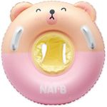 Arakhan NAI-B Baby Swim Float Tube, Inflatable Swimming Pool Ring with Seat, Blow up Swim Training Aid Float Ring for 2-5 Year Old Boys Girls Toddler Kids (Pink)