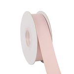 Ribbonitlux 1" wide Solid Grosgrain Ribbon 25 Yards (813-Vanilla）, Set For Gift Wrapping, Party Decor, Sewing Applications, Wedding and Craft