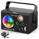 Pick Ur Needs Party Lights DJ Disco Light with Remote – Sound Activated LED Strobe Laser Light Projector for Home, Club, Birthday, Wedding, Christmas, Stage – RGB Color Effects & Patterns