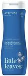 ATTITUDE Shampoo and Body Wash for Kids, EWG Verified Hair and Body Cleanser, Dermatologically Tested Soap, Plant and Mineral Based Bath Products, Vegan, Blueberry, 473 mL