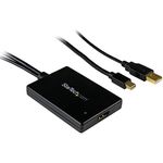 StarTech.com Mini DisplayPort to HDMI Adapter with USB Audio - Mini DP to HDMI (MDP2HDMIUSBA)