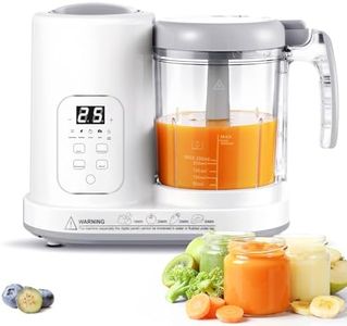 Baby Food Maker Pro Steamer Blender: 4 in 1 Auto Steam Blend and Puree Maker with Self-Clean for Healthy Baby and Toddler Meal Prep - BPA-Free