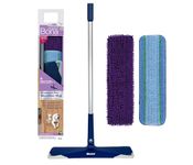 Bona Premium Pet Floor Care Microfibre Mop Kit | Cleaning Pet Paw Marks, Urine Stains, Dirt, from Stone, Tile, Marble, Granite, Wooden Surfaces | Dogs, Cats, Puppies | Mop Set | Daily Use