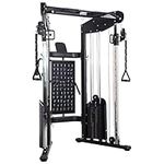 ALTAS Strength 3073 Function Home Gym Machine Pulley System Trainer Exercise Light Commercial Fitness Equipment 2000 Lbs Cable Included Accessories