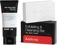 Anthony After Shave Balm for Men 3 Fl Oz Mens Soap Bar Exfoliating Soap 5 Oz
