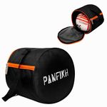 PANFIKH Sleek Black Football Bag - Your Ultimate Companion for Carrying Football Gear in Style and Convenience - (Orange,Black)…