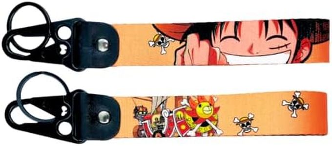 Gearcatweel 1Pack Jdm Key Tag Keychain Anime Motorcycle Keychain Strap Nylon Keychain Tag for Car Motorcycles,Scooters Key AccessoriesKEO-01