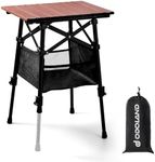 Odoland Adjustable Camping Table wi