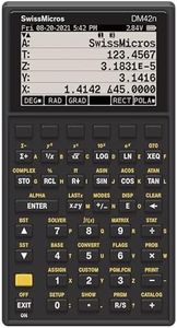 SwissMicros DM42n RPN Scientific Calculator – Upgraded Version of DM42, HP-42S Inspired, 34-Digit Quadruple Precision, USB-C Connectivity, Programmable, High-Contrast LCD, Long Battery Life
