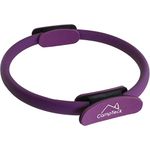 CampTeck U6933 - Double Handled Pilates Ring - Yoga Gym Fitness Exercise Dual Band Circle - Purple