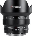 7artisans MF 7.5mm F3.5 APS-C 205° Ultra Wide-Angle Manual Fisheye Lens, Compatible with Nikon F DSLR Lens