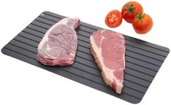 HYFIVE Defrost Tray Thawing Plate Defrosts Food up to 5X Faster, Large Defrosting Board to Defrost Frozen Meat Fast, Aluminium Thawing Tray for Frozen Foods or Meat in Short Time and Naturally