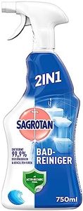 Sagrotan Bad-Reiniger Ozeanfrische – 2in1 Desinfektionsreiniger mit Antischmutzfilm für zuverlässige Hygiene im Badezimmer – 1 x 750 ml Sprühflasche(Das Produktdesign kann abweichen.)