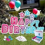 Yardlio Happy Birthday Yard Sign Se