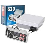 TUOZHE Retro Game Console – Classic Mini Retro Game System Built-in 620 Games and 2 Controllers, Old-School Gaming System for Adults and Kids，8-Bit Video Game System with Classic Games