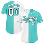 Customized Classic Baseball Jersey Stitched/Printed Gradient T-Shirt Personalized Athletic Sport Wear Hipster Button Down Team Uniforms for Men Kids Boy